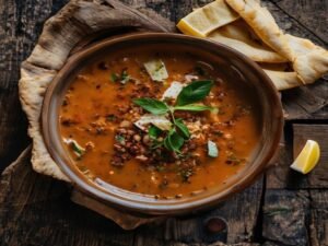 Ezogelin Çorbası Rezept – Türkische Linsen-Bulgur-Suppe