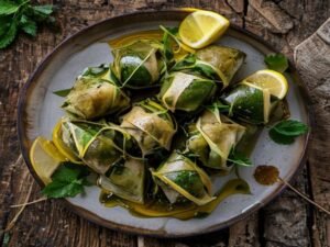 Zeytinyağlı Yaprak Sarma Rezept – Gefüllte Weinblätter in Olivenöl