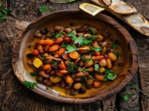 Barbunya Pilaki Rezept – Türkische Bohnen in Olivenöl