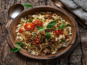 Bulgur Pilavı Rezept – Türkischer Bulgur als Beilage