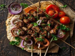 Çöp Şiş Rezept – Kleine türkische Lammspieße vom Grill