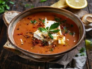 Domates Çorbası Rezept – Cremige türkische Tomatensuppe