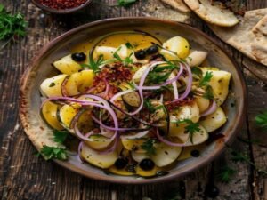 Türkischer Kartoffelsalat Rezept – Patates Salatası mit Sumach